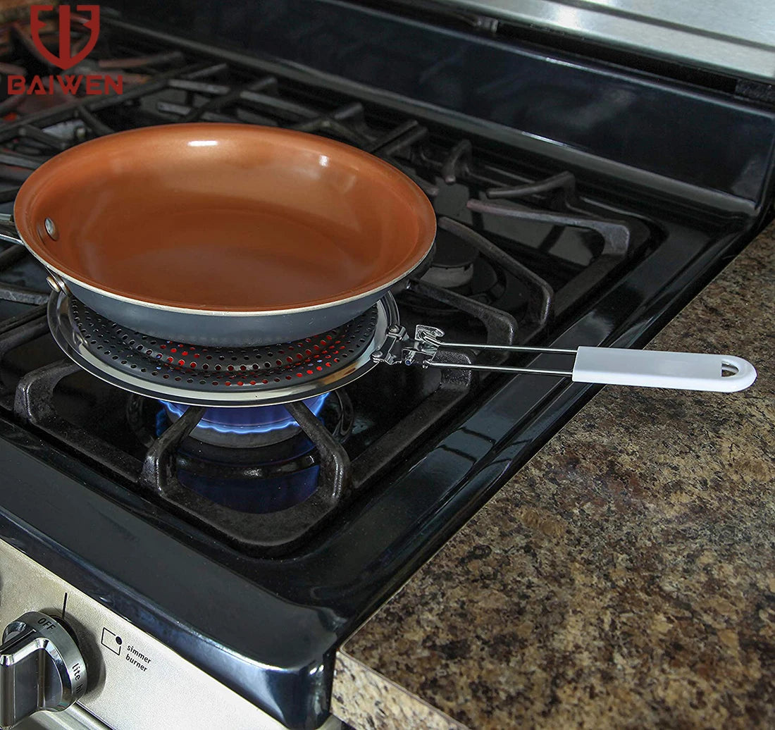 Kitchen Induction Cooker Heat Conduction Plate Stainless Steel Induction Cooker Converter Cooking Hob Converter Tool