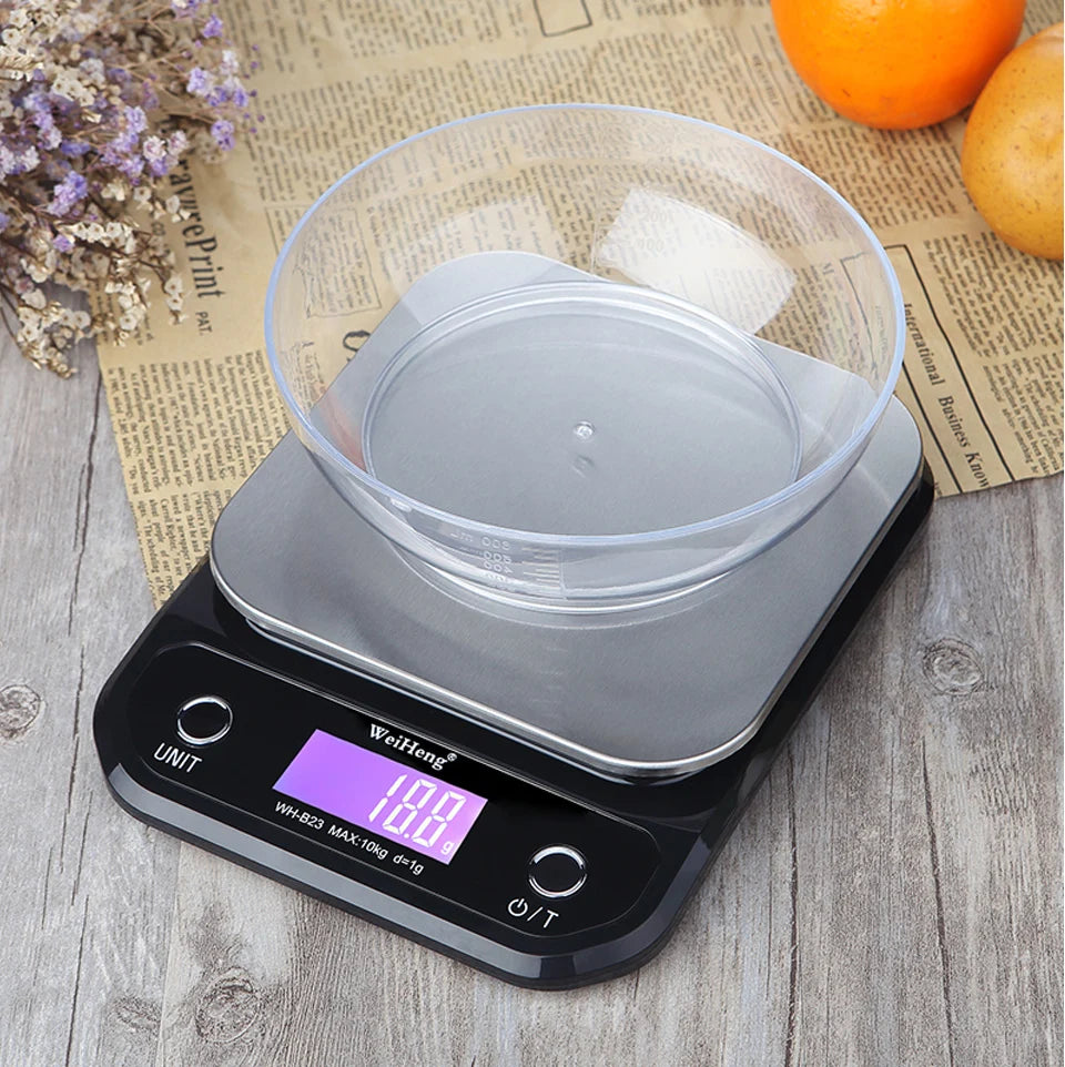 Kitchen Digital Scale with LCD Display 5kg/10kg Household Portable Table Scale Food Baking Weighing Scale Kitchen Weighing Tool