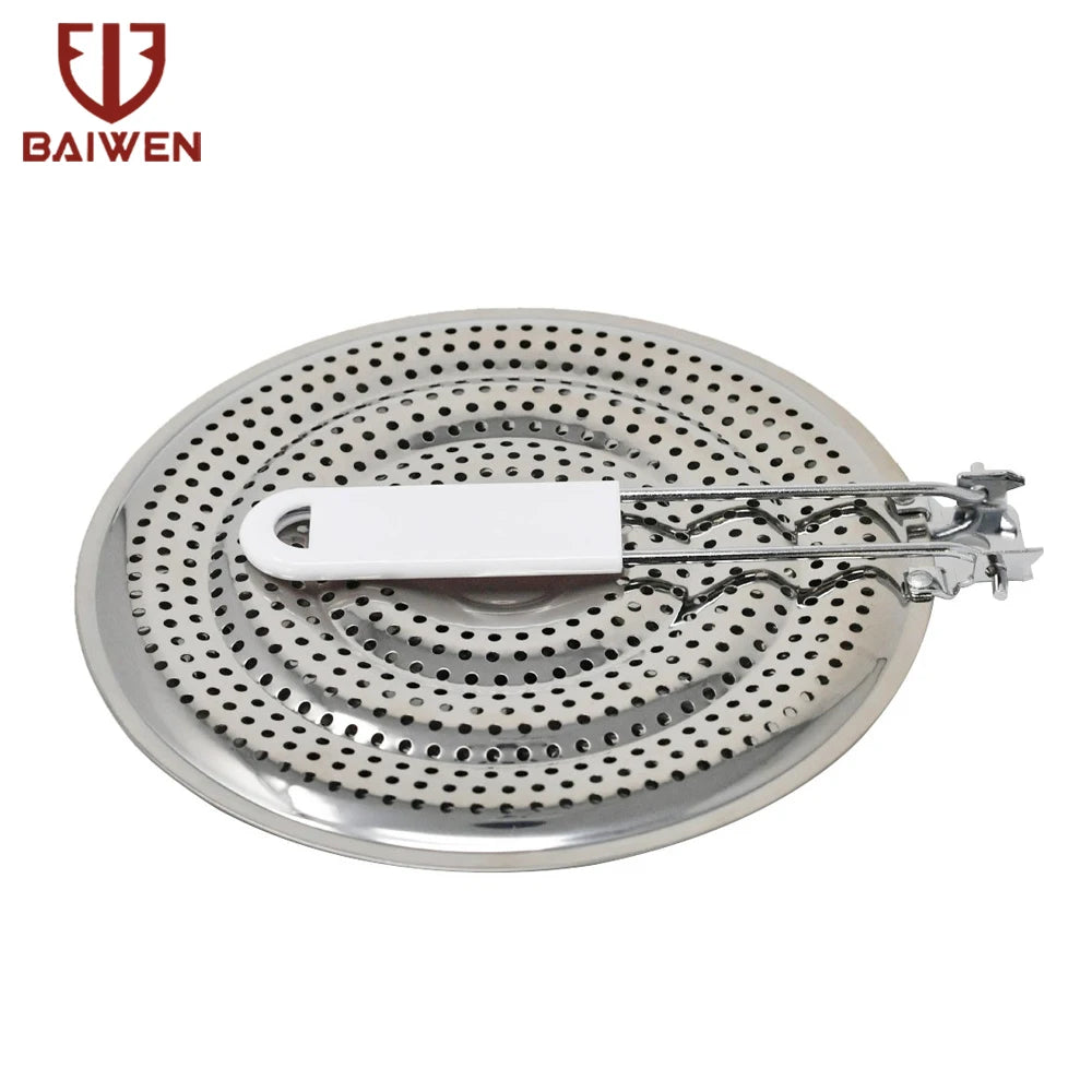 Kitchen Induction Cooker Heat Conduction Plate Stainless Steel Induction Cooker Converter Cooking Hob Converter Tool