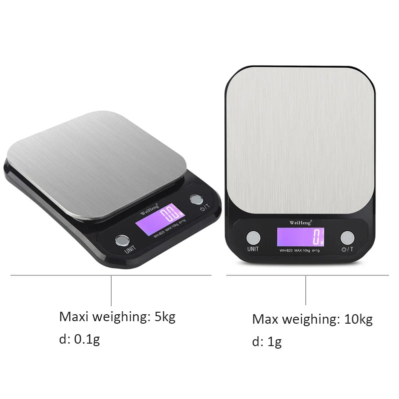 Kitchen Digital Scale with LCD Display 5kg/10kg Household Portable Table Scale Food Baking Weighing Scale Kitchen Weighing Tool