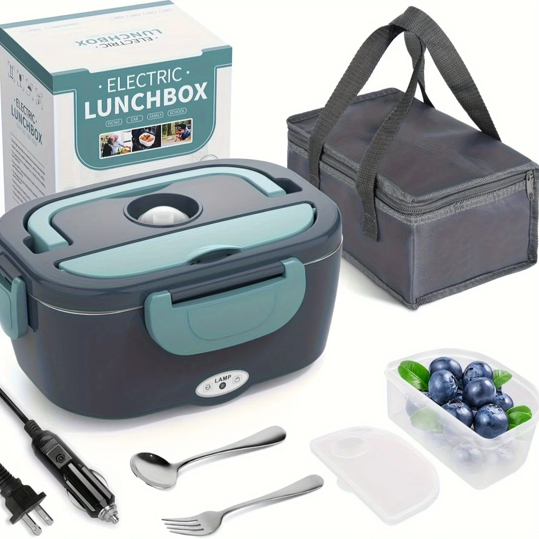 Portable 60W Electric Lunch Box Food Warmer