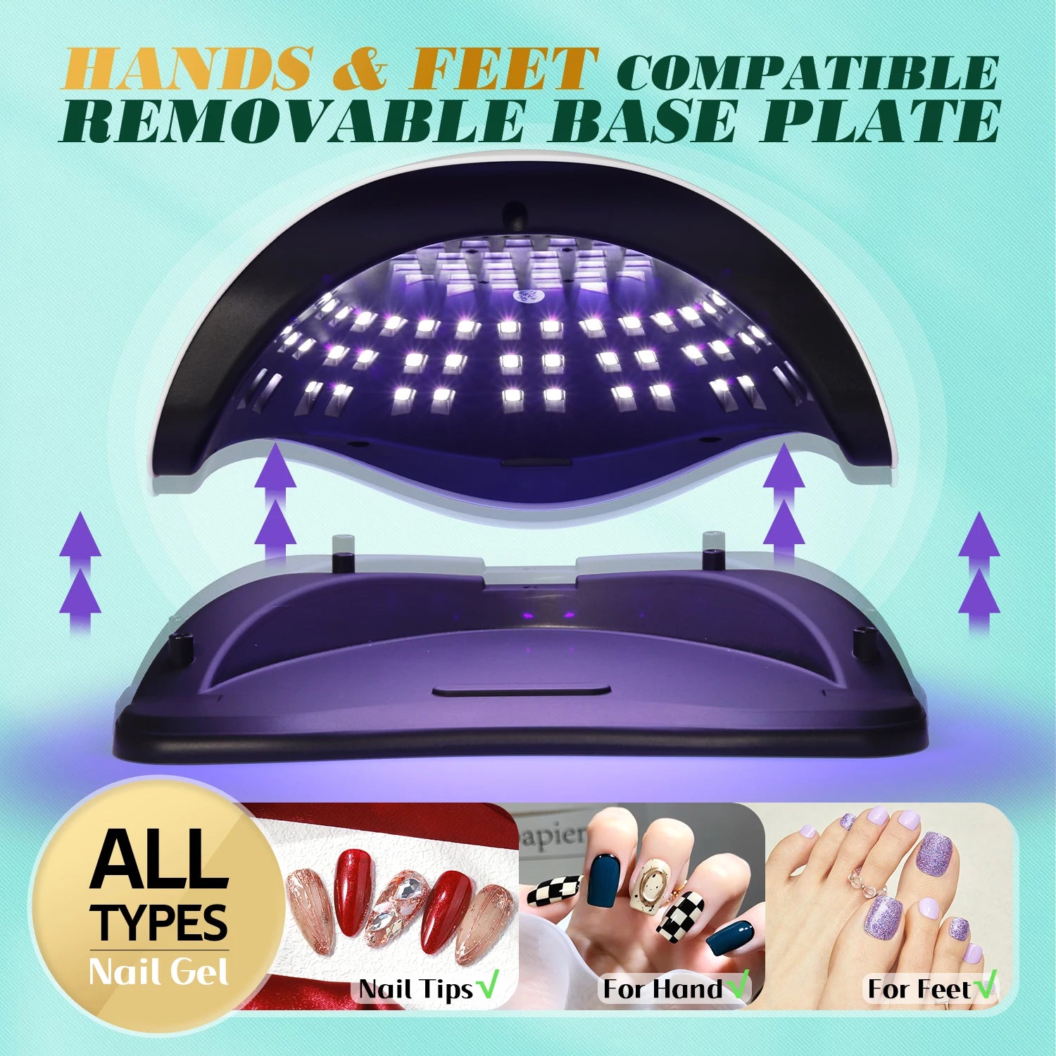 Professional Nail Curing LED Lamp for Home Salon
