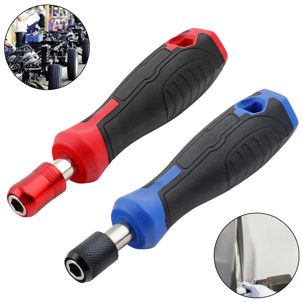 1pc 1/4'' Hex Screwdriver Handle Magnetic Screw Driver Bits Holder Self-Locking Adapter For Screwdriver Bits Socket Wrench Tools