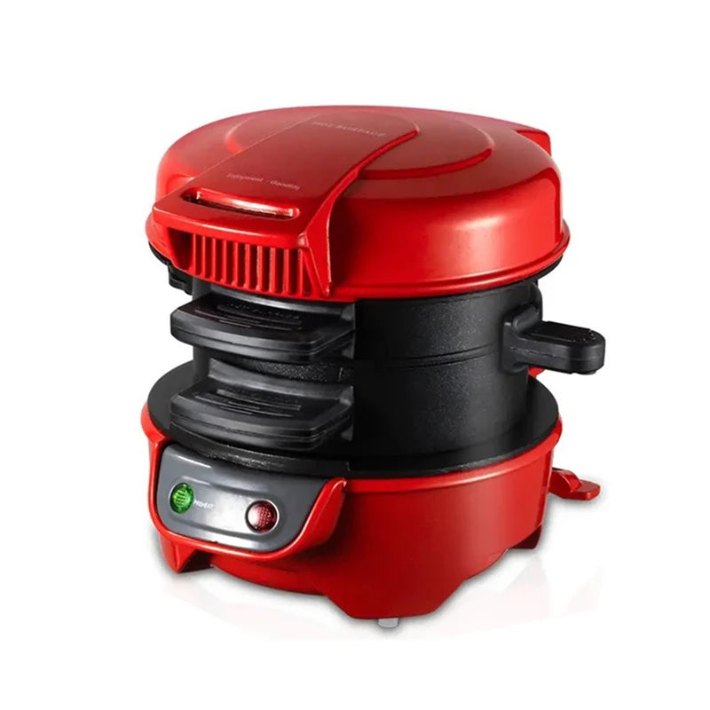 220V 110V Multifunctional burger machine Mini Breakfast Muffin Maker Household Non Stick Plates Electric Burger Maker Machine