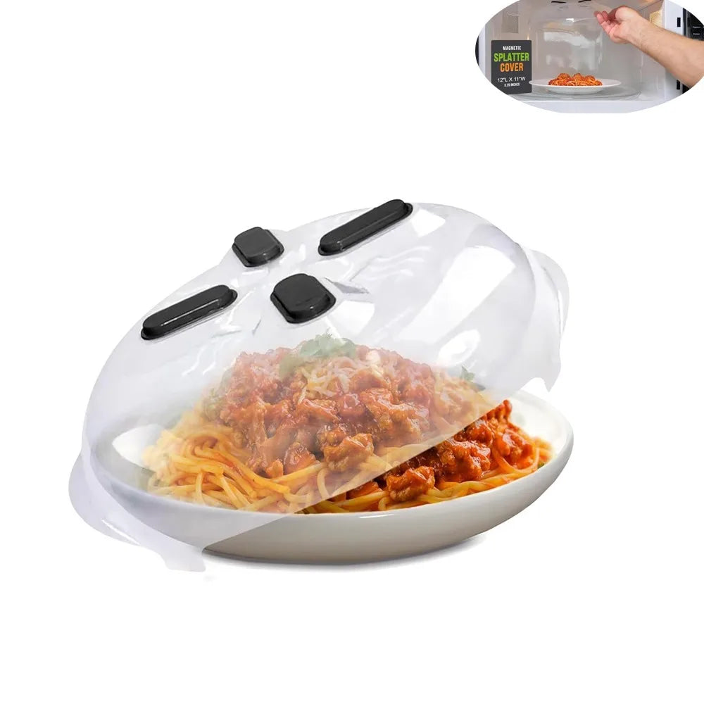 Microwave Oil Proof Heating Protection Cover Microwave Food Cover Splash-proof Suitable for Microwave Ovens and Kitchen Supplies