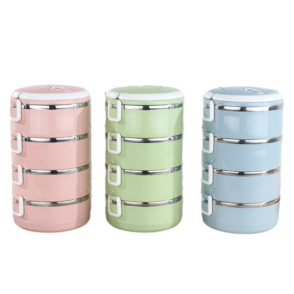 Stainless Steel Vaccum Cup Soup Lunch Box Storage Stackable Warmer Food Thermal Jar Insulated Soup Thermos Containers Cooler
