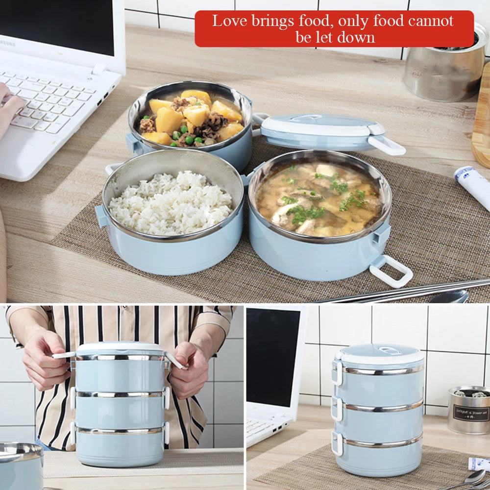 Stainless Steel Vaccum Cup Soup Lunch Box Storage Stackable Warmer Food Thermal Jar Insulated Soup Thermos Containers Cooler