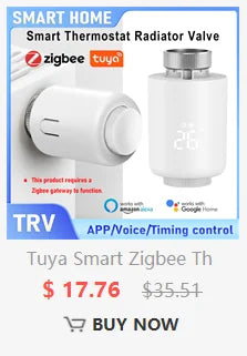Tuya Smart Bluetooth Air Quality Monitor 3-in-1, APP/Voice Remote Control CO2 Detector with Temperature Humidity Sensor