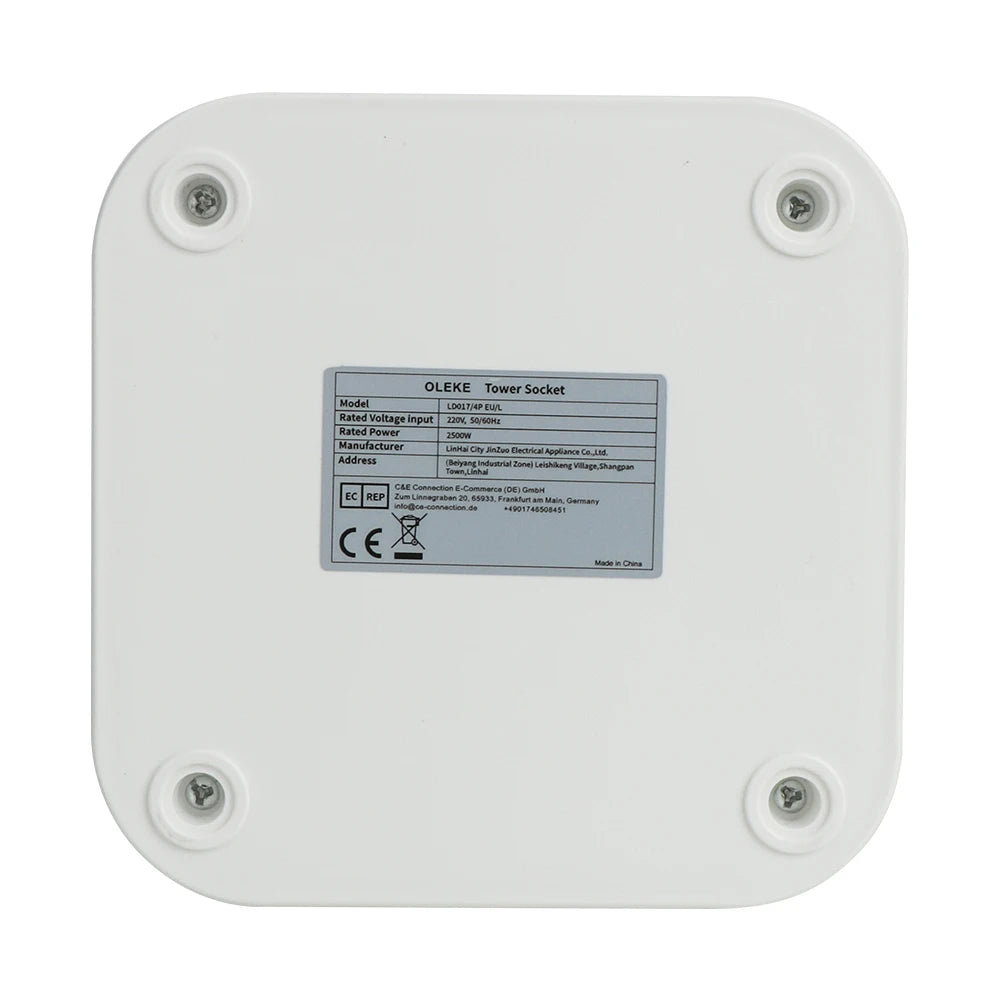 12-Outlet Tower Power Strip with USB