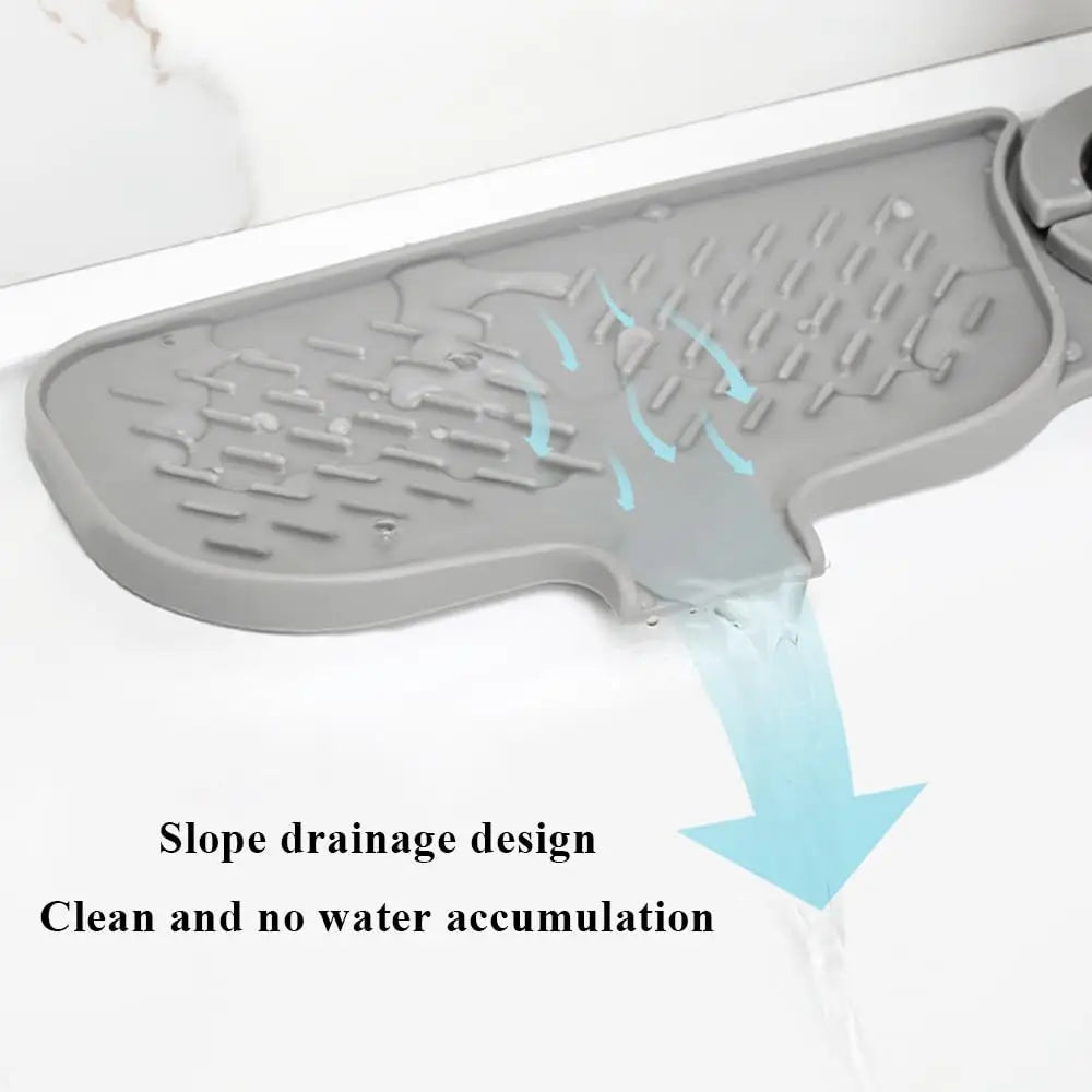 Kitchen Sink Faucet Mat, Faucet Draining Mat, Faucet Sink Splash Guard for Kitchen Sink Sink Mat Kitchen Essentials  New Home