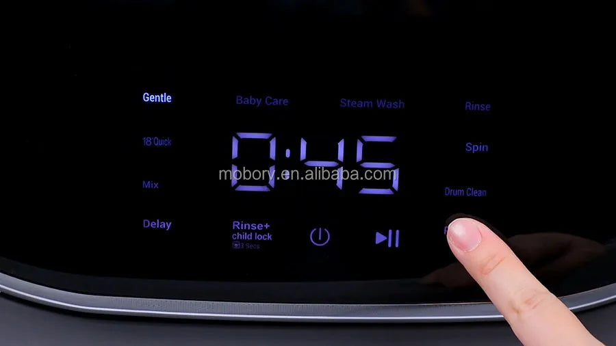 Automatic Mini Wall-Mounted Front Load Washing Machine for Motorhome RV & Recreational Vehicles for Caravans & Cars