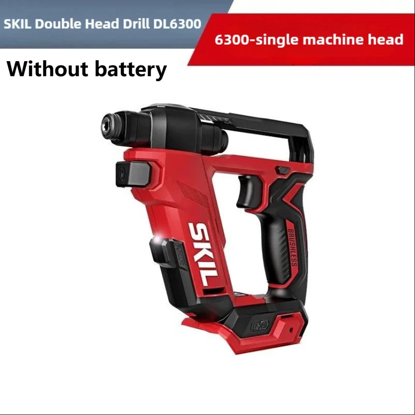 SKIL DL6300 1/4 Inch Electric Impact Drill Electric Screwdriver 50N.m Brushless Motor Double Headed Quick Change 12V/20V Battery