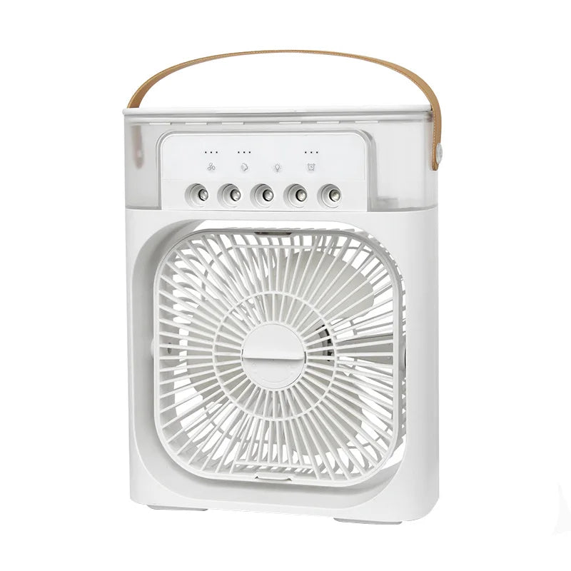 Portable USB Humidifier Cooler Fan Desktop Air