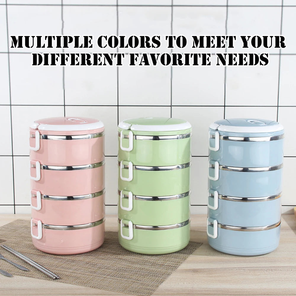 Stainless Steel Vaccum Cup Soup Lunch Box Storage Stackable Warmer Food Thermal Jar Insulated Soup Thermos Containers Cooler