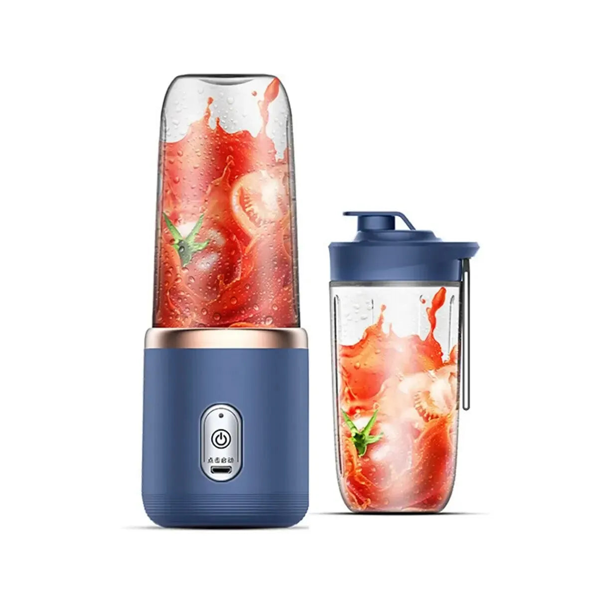 Portable Blender Bottle Electric 6 Blades Multifunction Juice Blender Fresh Juice Smoothie Blender Ice CrushCup Food Processor