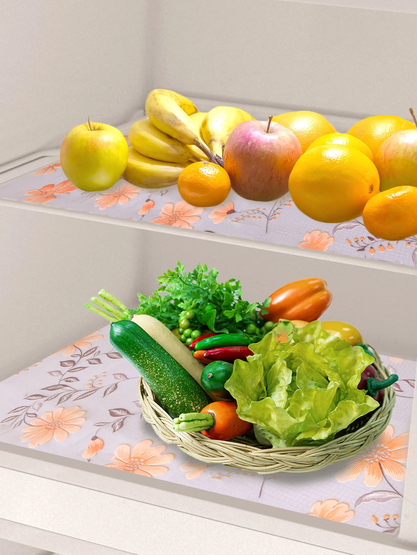 Kitchen cabinet mats reusable drawer liners Waterproof kitchen dining table mats Dust mat Refrigerator liners Non-adhesive liner