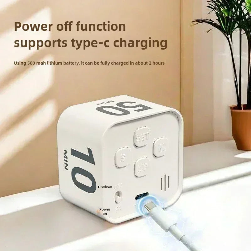 Productivity Cube Timer with Gravity Sensor LED