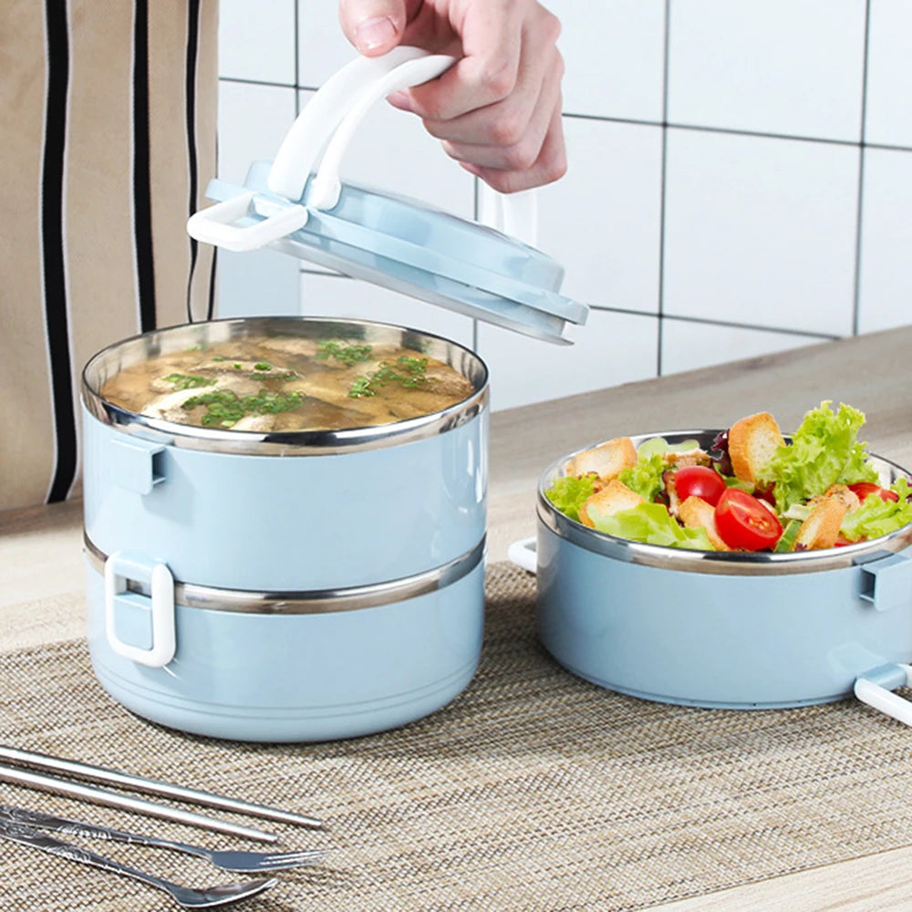 Stainless Steel Vaccum Cup Soup Lunch Box Storage Stackable Warmer Food Thermal Jar Insulated Soup Thermos Containers Cooler