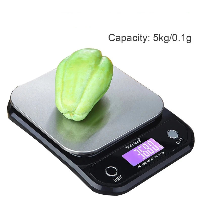 Kitchen Digital Scale with LCD Display 5kg/10kg Household Portable Table Scale Food Baking Weighing Scale Kitchen Weighing Tool