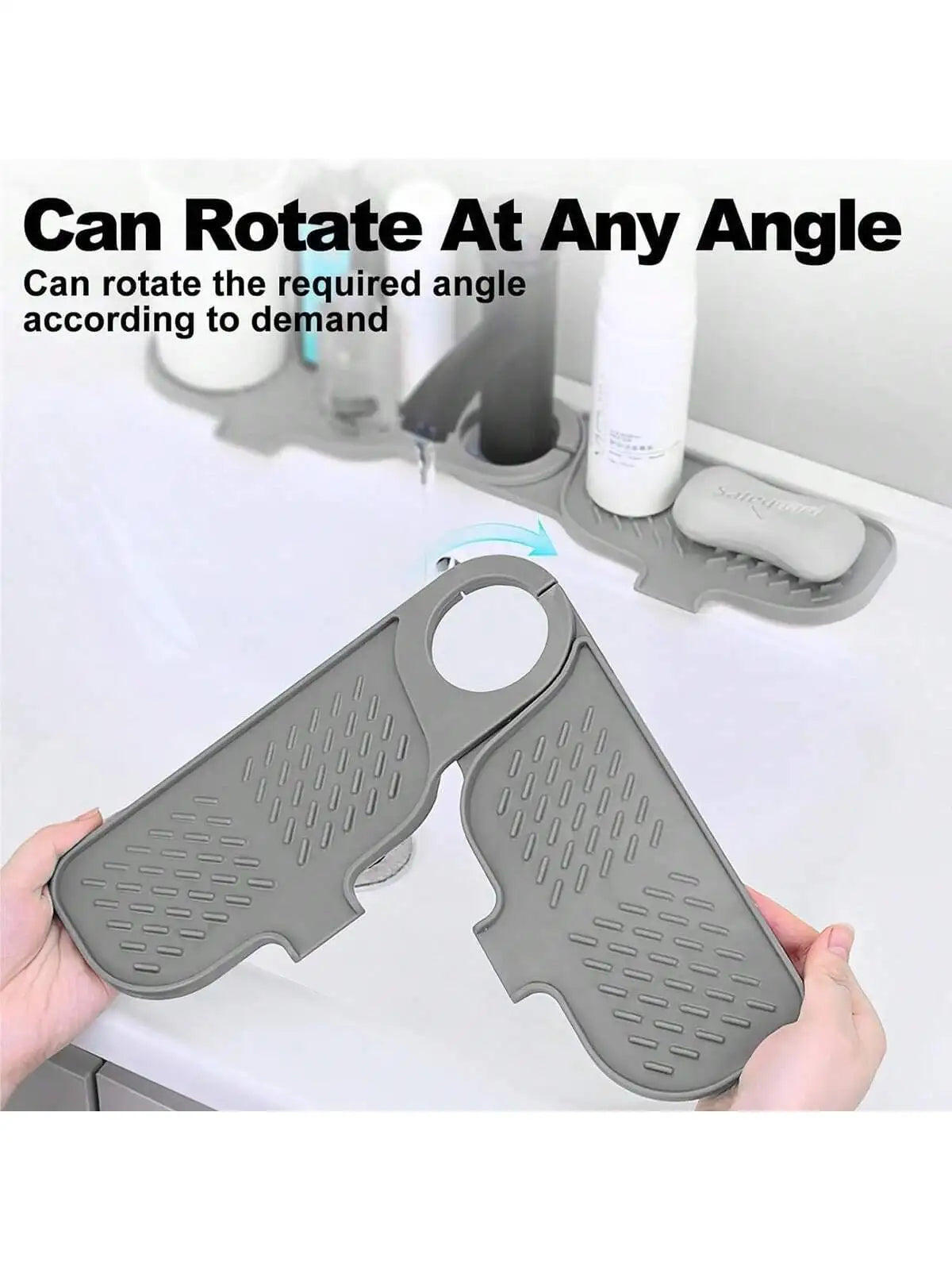 Kitchen Sink Faucet Mat, Faucet Draining Mat, Faucet Sink Splash Guard for Kitchen Sink Sink Mat Kitchen Essentials  New Home