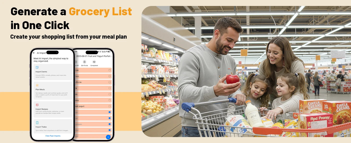 AHXJKA15.6 Inch Digital Smart Calendar Chore Chart 1080P Interactive Touchscreen Wall Desk Mount Electronic Smart Family Planner
