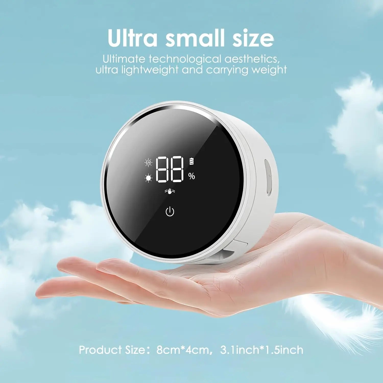 Wall Mounted Toothbrush Holder & Toothbrush Cleaner,Electric ToothBrush Holder, Razor Holder, with Auto Inductive Open/Close