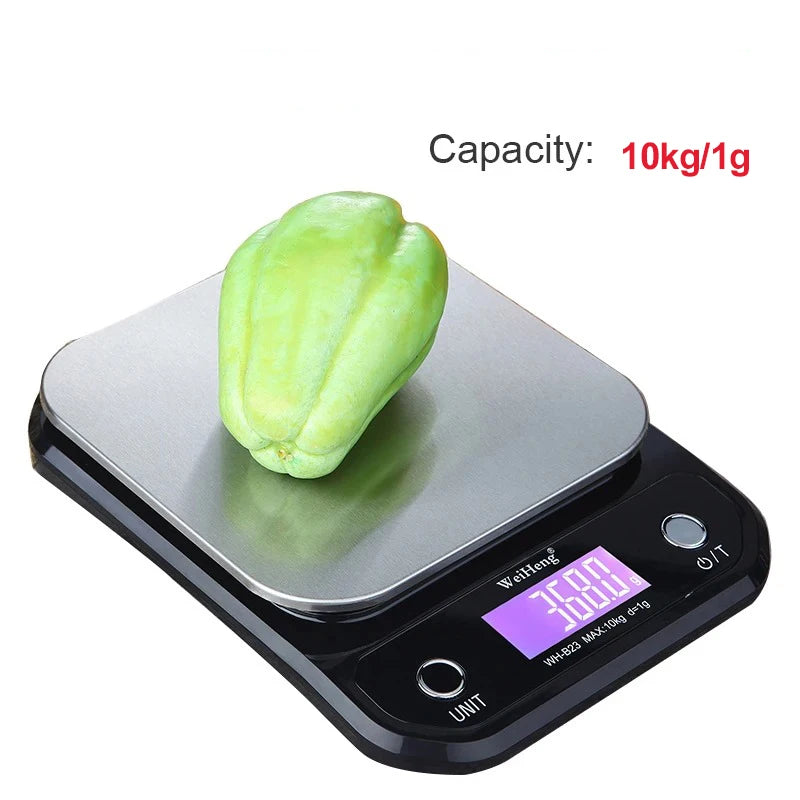 Kitchen Digital Scale with LCD Display 5kg/10kg Household Portable Table Scale Food Baking Weighing Scale Kitchen Weighing Tool