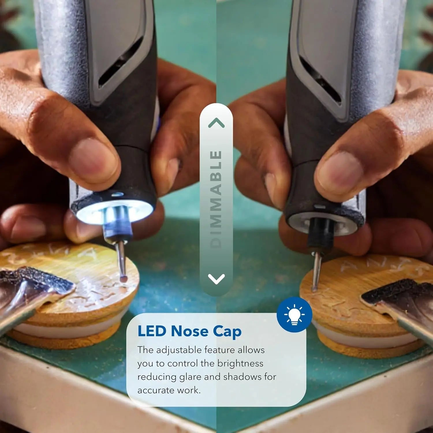 8150-N/20 8150 Brushless USB-C Rechargeable 8v Rotary Tool with LED Work Light