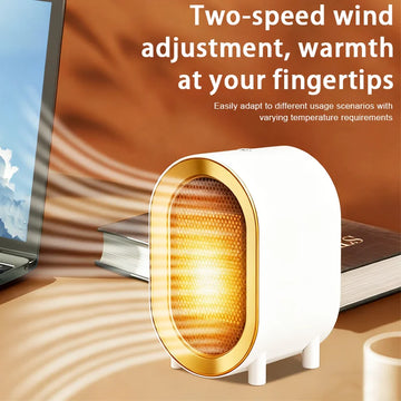 Mini Portable Electric Heater Hot Consumer Electronic Room Household Portable Desktop Warm Air Heater Mute Office Heater