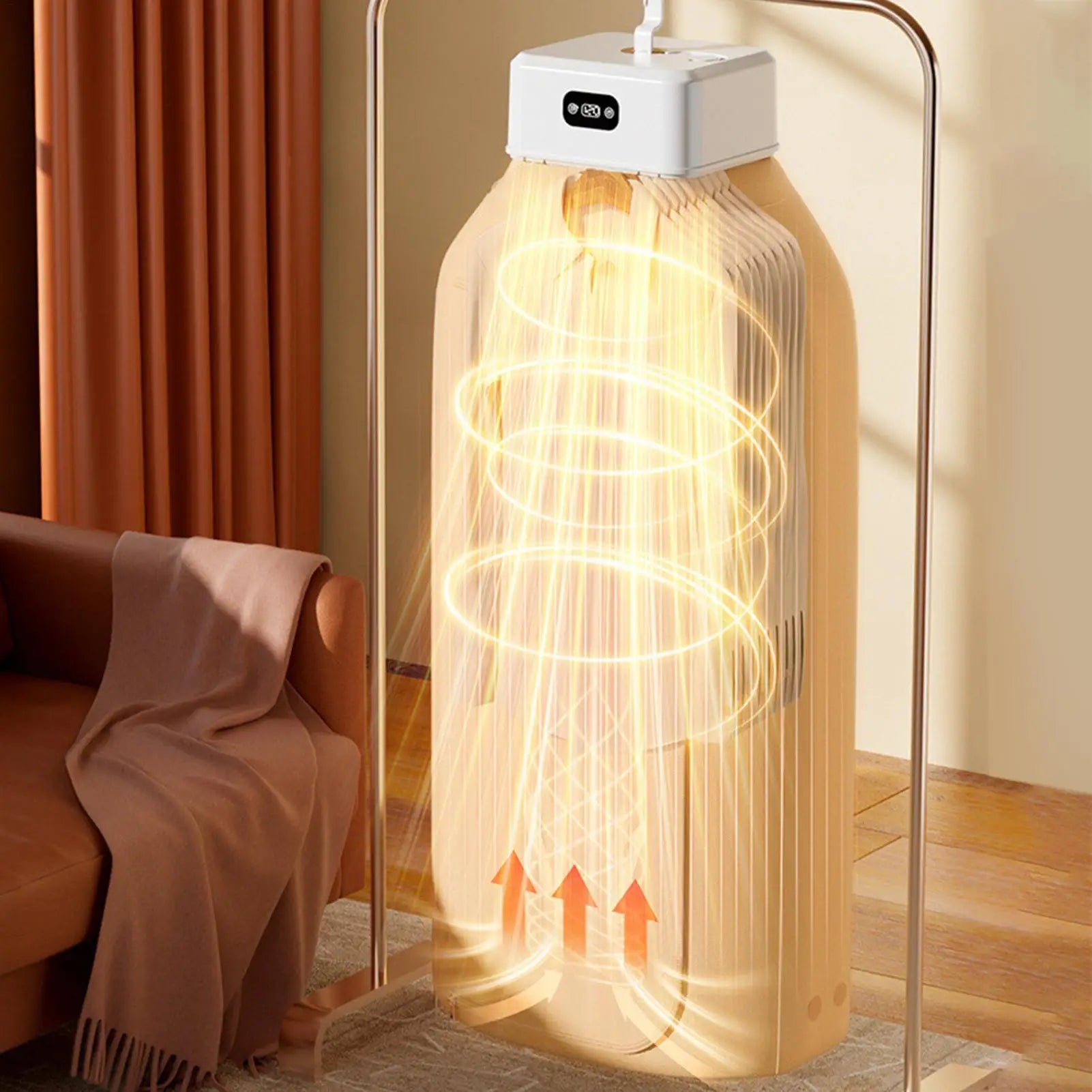 Foldable Clothes Dryer Drying Machine Electric Multifunctional Space Saving Drying Stand for Underwear Room Closet Home