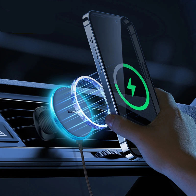 Baseus Magnetic Wireless Car Phone Holder Charger