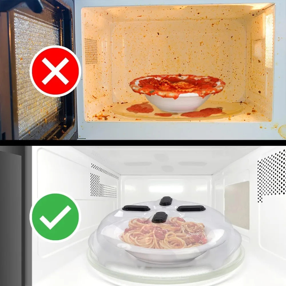 Microwave Oil Proof Heating Protection Cover Microwave Food Cover Splash-proof Suitable for Microwave Ovens and Kitchen Supplies