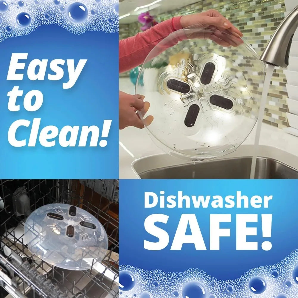 Microwave Oil Proof Heating Protection Cover Microwave Food Cover Splash-proof Suitable for Microwave Ovens and Kitchen Supplies