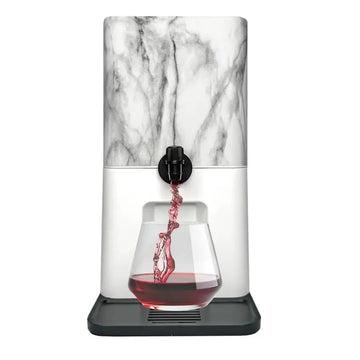 Box Drink Dispenser and Wine Dispenser Marble Design Insulated No Sweating No Watered Down Drinks Simple Stylish Mess Free Bever