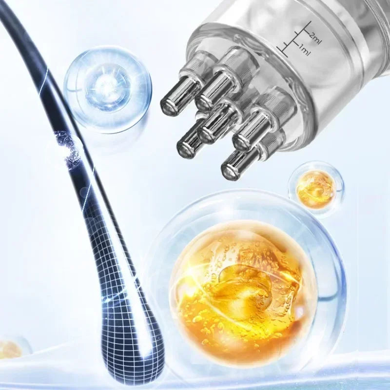 Portable Scalp Applicator Comb for Hair Loss Treatment