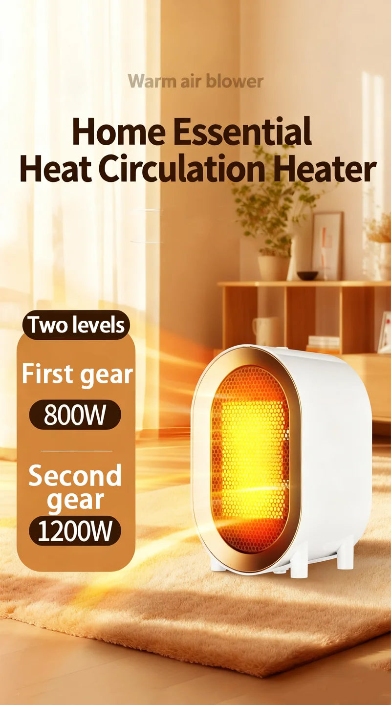 Mini Portable Electric Heater Hot Consumer Electronic Room Household Portable Desktop Warm Air Heater Mute Office Heater