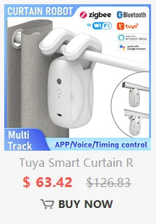 Tuya Smart Bluetooth Air Quality Monitor 3-in-1, APP/Voice Remote Control CO2 Detector with Temperature Humidity Sensor