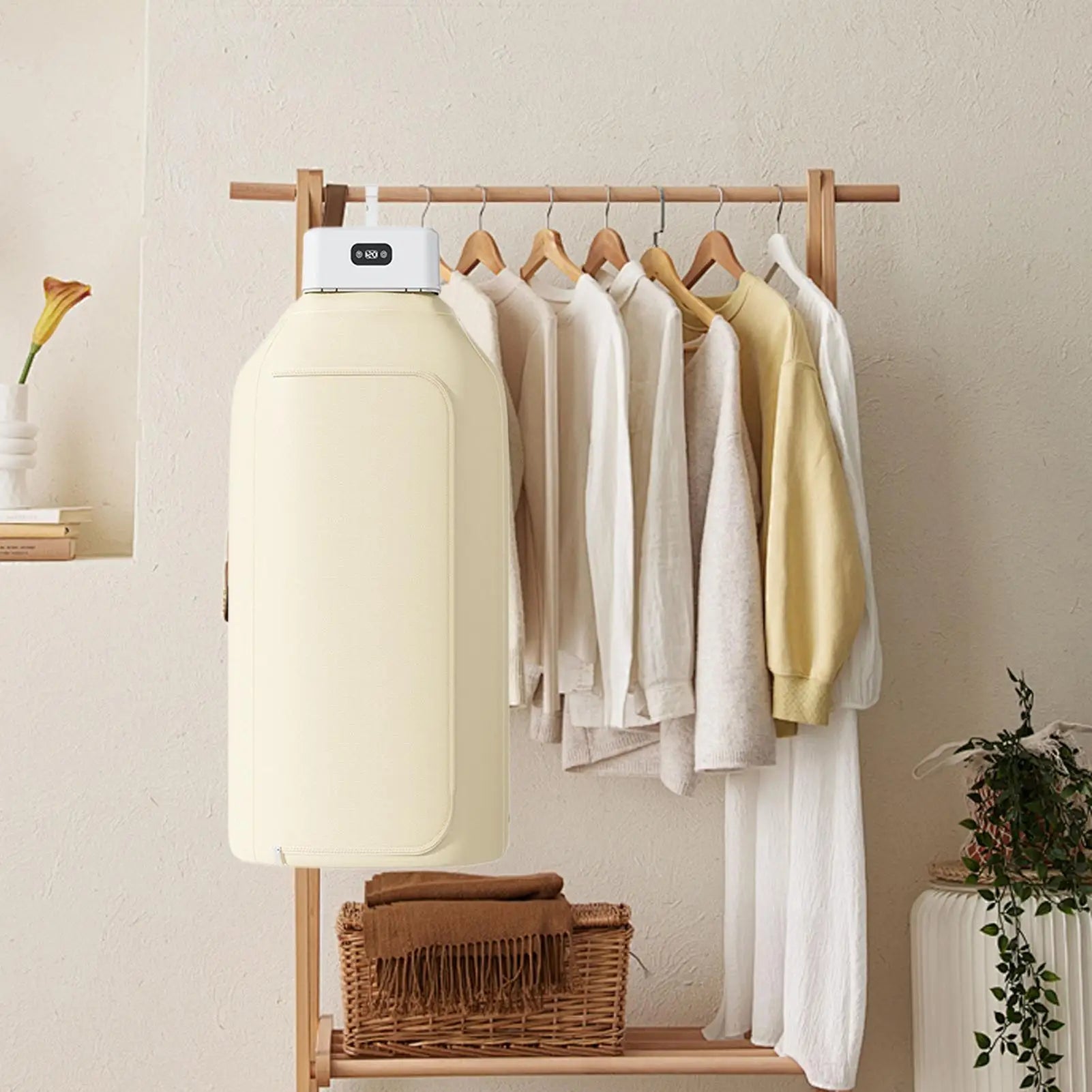 Foldable Clothes Dryer Drying Machine Electric Multifunctional Space Saving Drying Stand for Underwear Room Closet Home