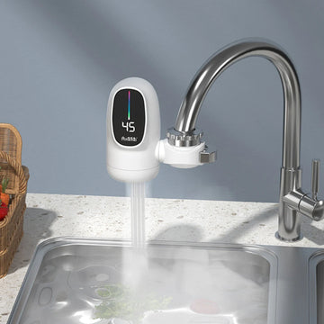 Kitchen Home Connected Quick Heating Faucet, Three Seconds Heating Kitchen Bathroom Basin Faucet Instantaneous Water Heater