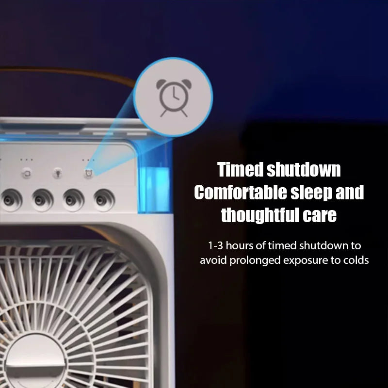 Portable USB Humidifier Cooler Fan Desktop Air