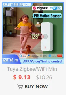 Tuya Smart Bluetooth Air Quality Monitor 3-in-1, APP/Voice Remote Control CO2 Detector with Temperature Humidity Sensor