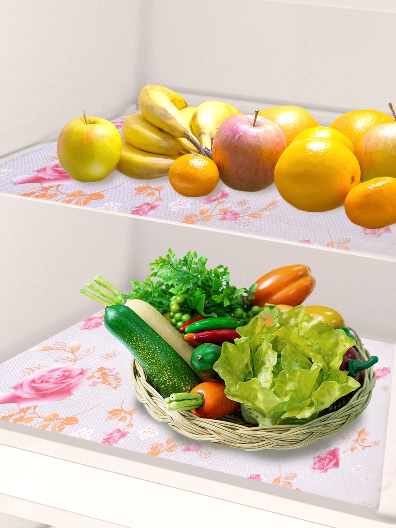 Kitchen cabinet mats reusable drawer liners Waterproof kitchen dining table mats Dust mat Refrigerator liners Non-adhesive liner