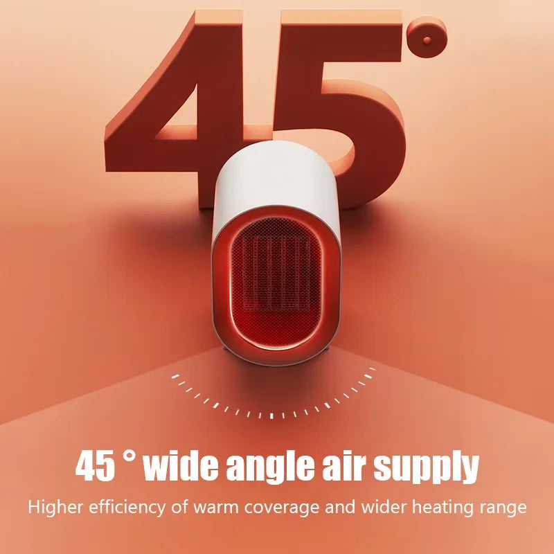 Mini Portable Electric Heater Hot Consumer Electronic Room Household Portable Desktop Warm Air Heater Mute Office Heater