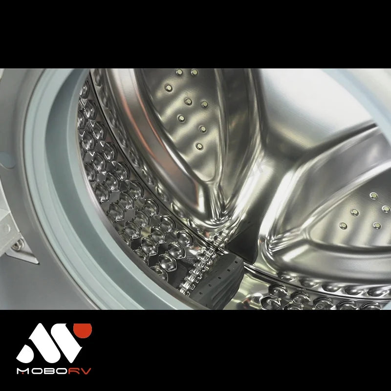 Automatic Mini Wall-Mounted Front Load Washing Machine for Motorhome RV & Recreational Vehicles for Caravans & Cars