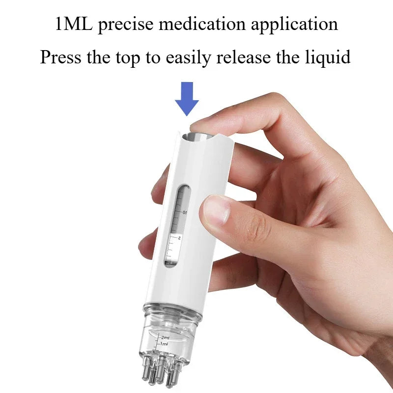 Portable Scalp Applicator Comb for Hair Loss Treatment